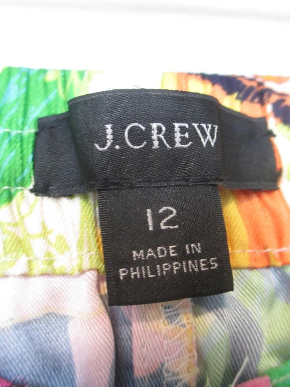 J.CREW Ratti Vibrant Exotic Safari Animal Print Silky Trousers Pants Woman Sz 12